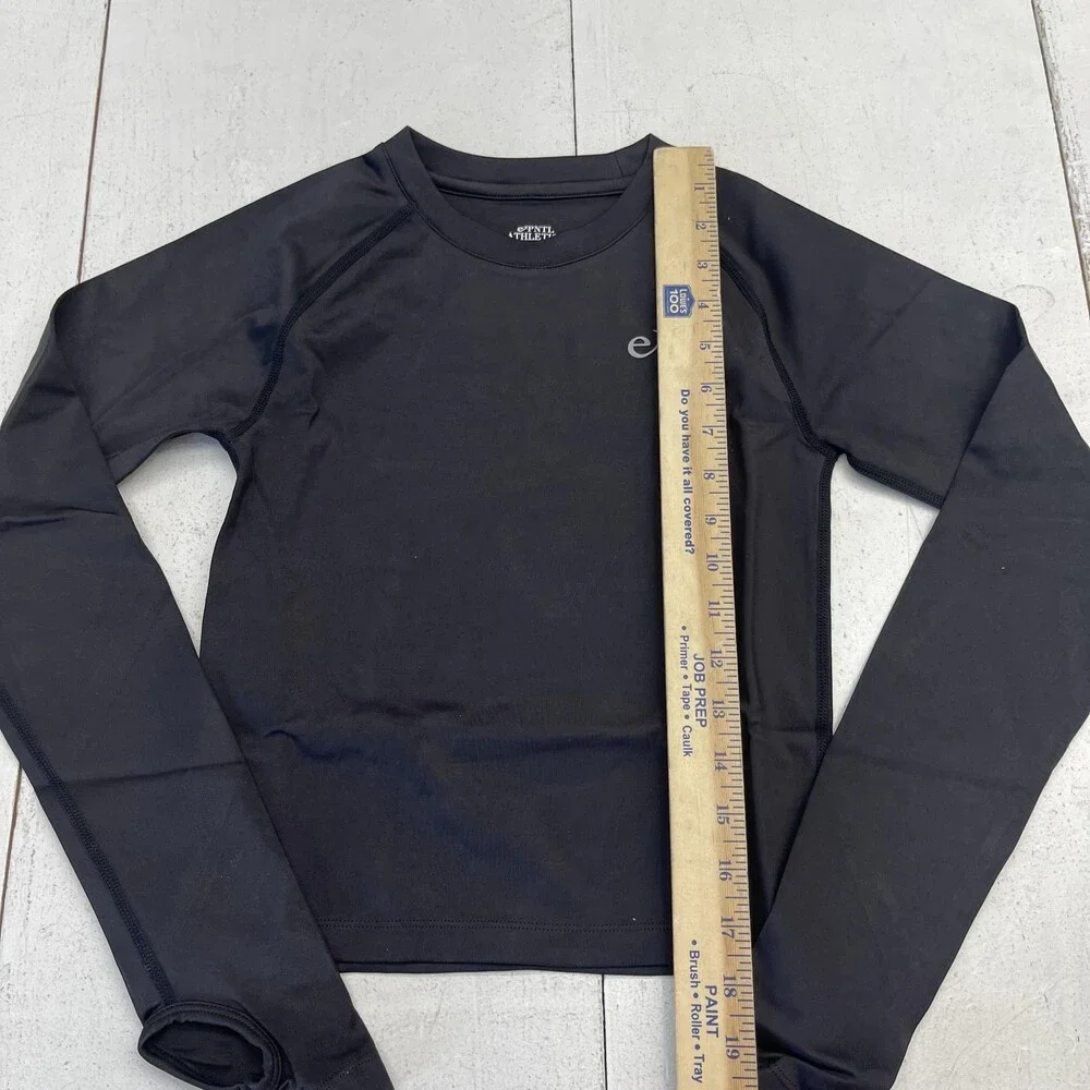 EXPNTL Athletics Shirt Womens XS Black Long Sleeve Performance Athletic Top - Picture 5 of 8